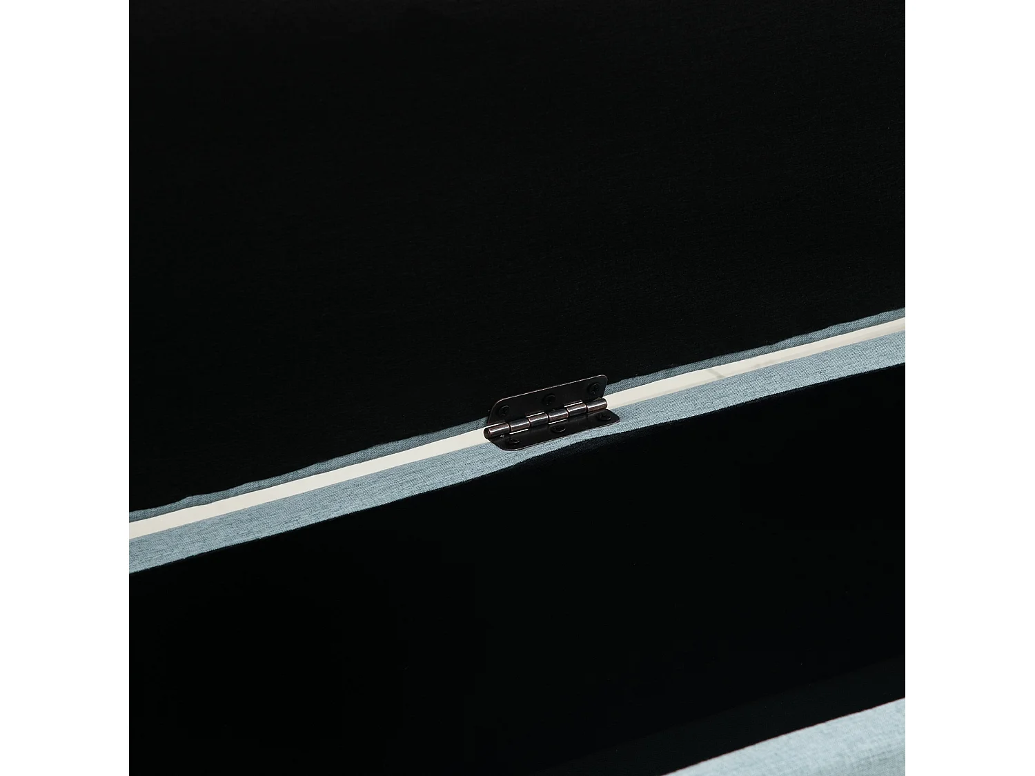 Lichtgroene Gestoffeerde Bank met Opbergruimte,110 x 39 x 45 cm,Linnenlook Polyester