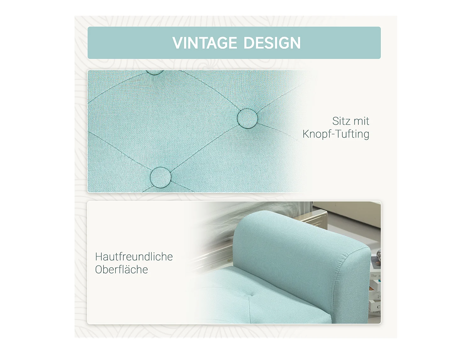 Tapizado Banco con almacenaje,tapizado con efecto lino,116 x 44 x 58 cm,verde