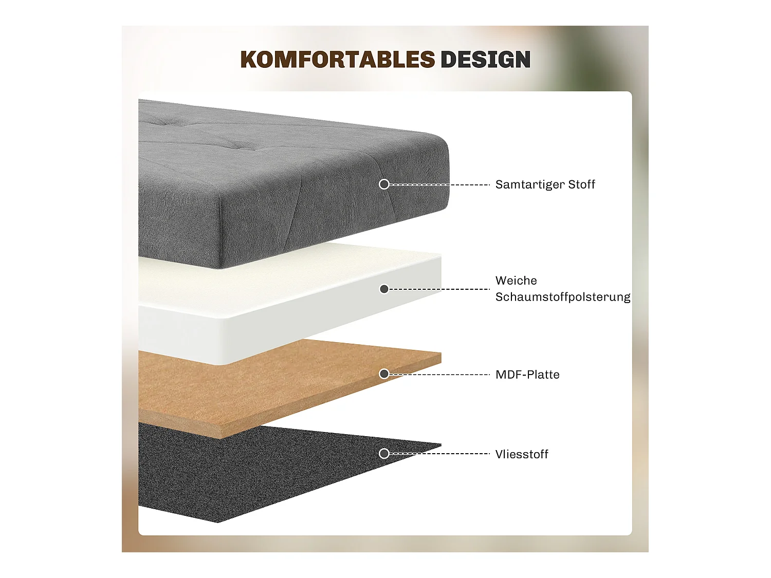 Banc avec rangement,banc rembourré pliable,aspect velours,siège coffre,76x38x38cm gris