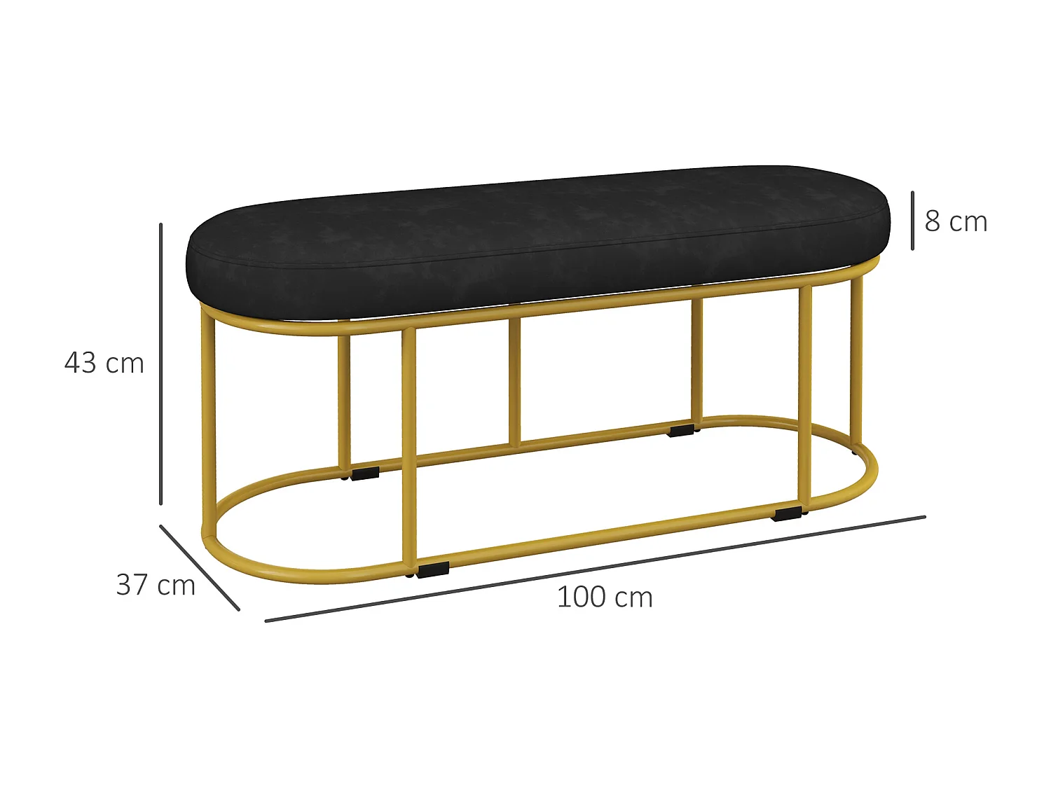 Gestoffeerde bank in fluweellook,bank,Bedbank,kaptafel,halbank voor de woonkamer