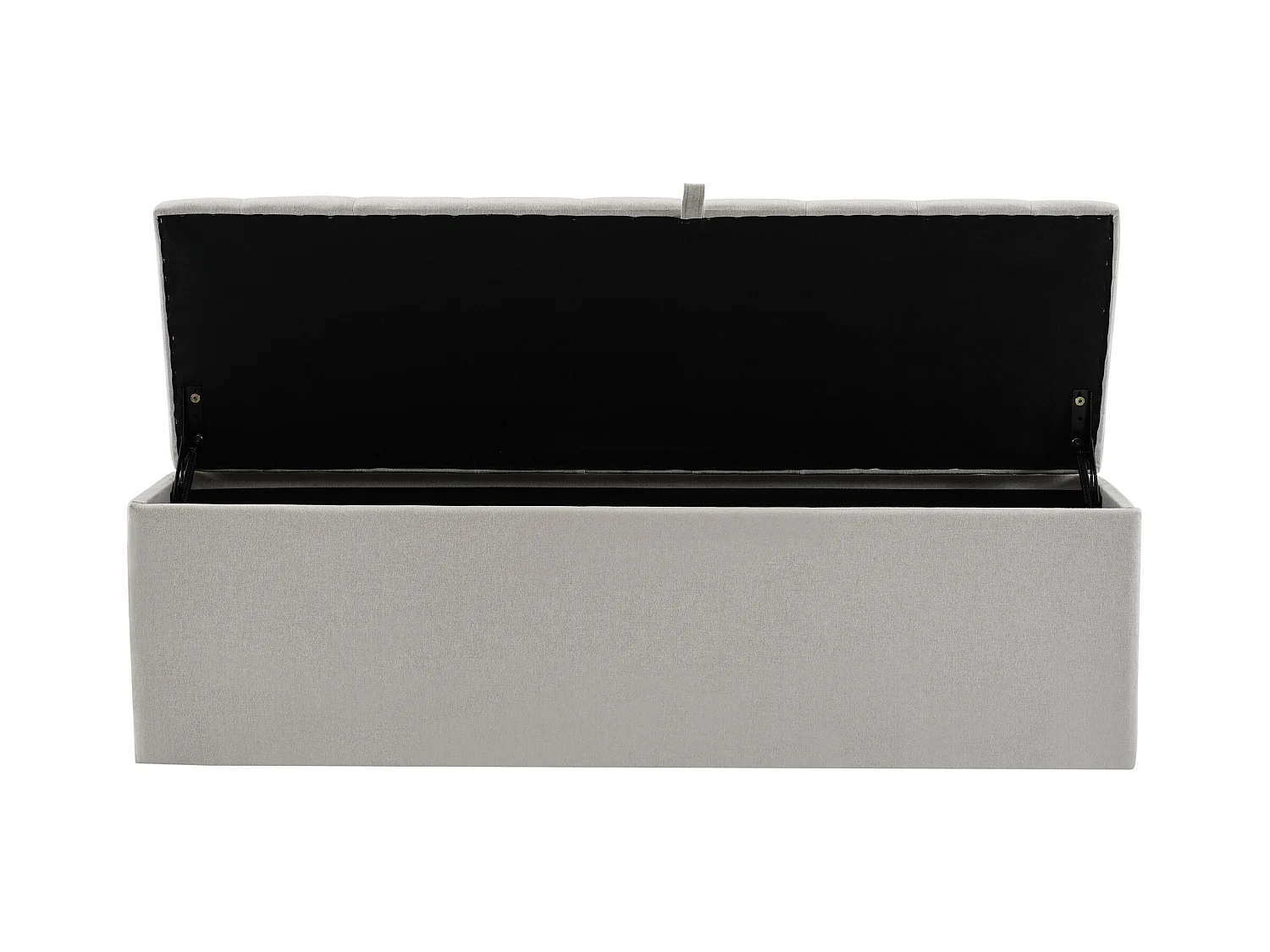 Leinen, Polsterbank, 141*41.5*47cm,Gepolsterte Sitzbank, Betthocker, Bank mit Stauraum