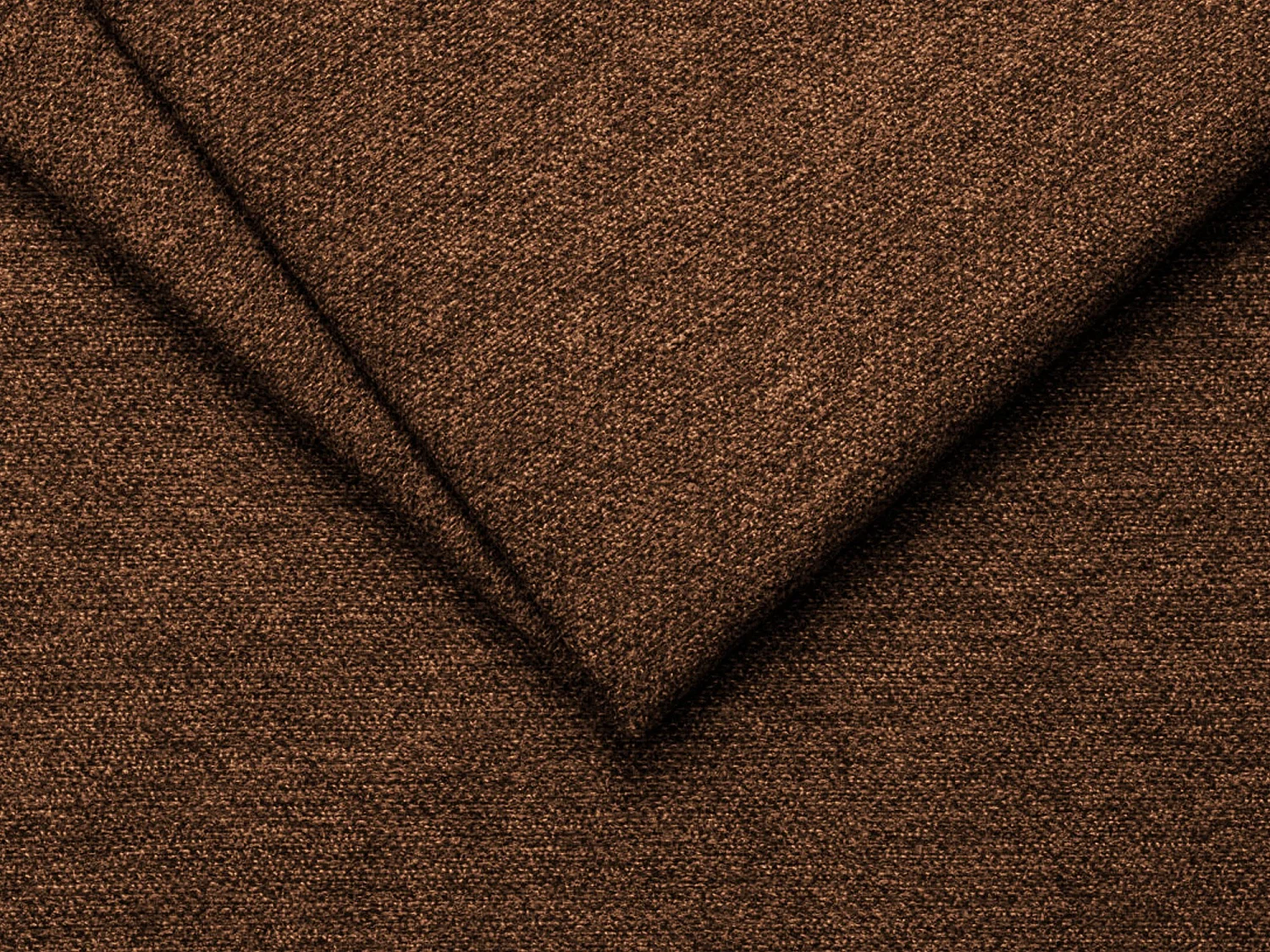 Narożnik lewostronny z funkcją spania - z tkaniny strukturalnej - terakota - KIWI