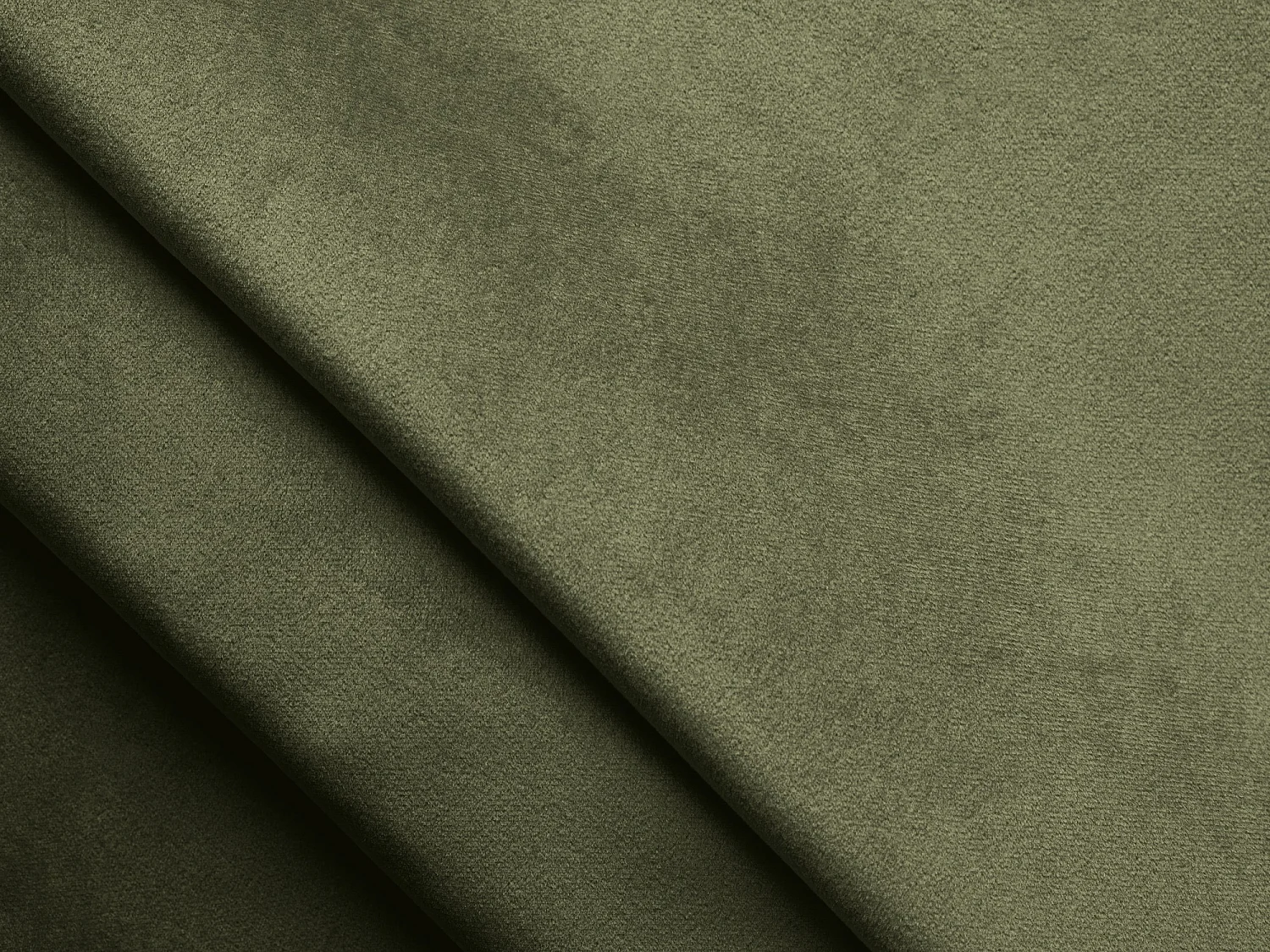 Canapé d’angle 3 places gauche convertible en velours - olive - ANELA