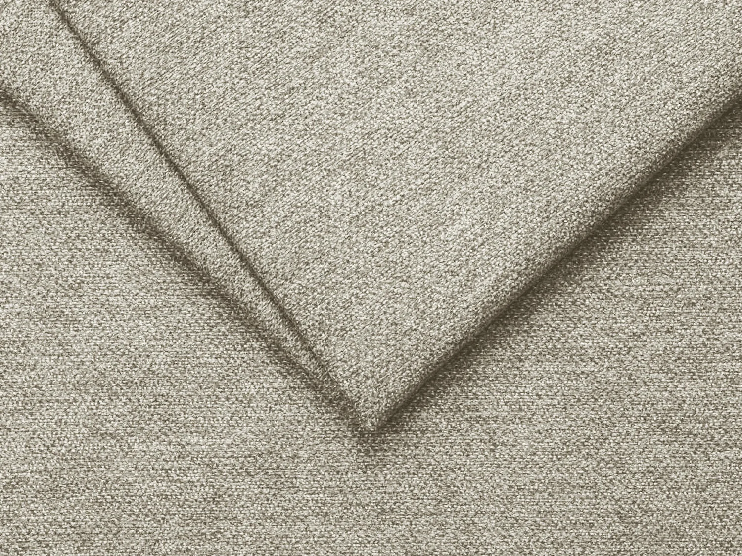 Canapé panoramique 4 places convertible en tissu texturé - perle - KIWI