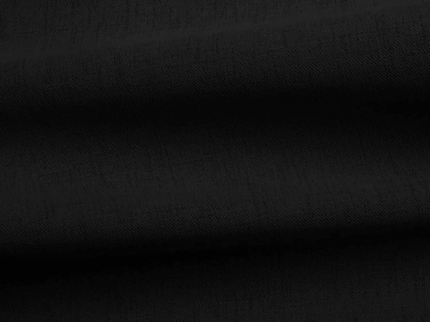 Sofa modułowa panoramiczna - z tkaniny strukturalnej - czarny - MANAO