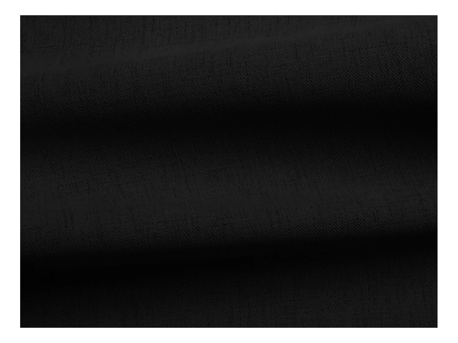 Sofa modułowa panoramiczna - z tkaniny strukturalnej - czarny - MANAO