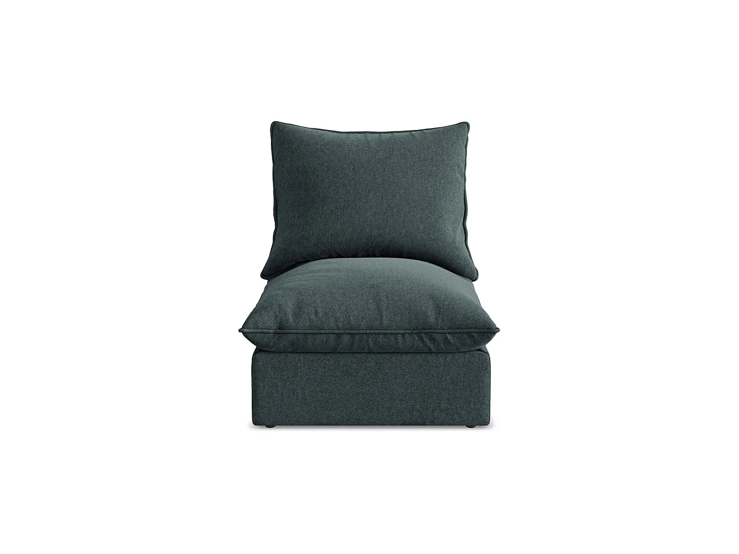 Bankmodule midden van marien velours - RAVENNA