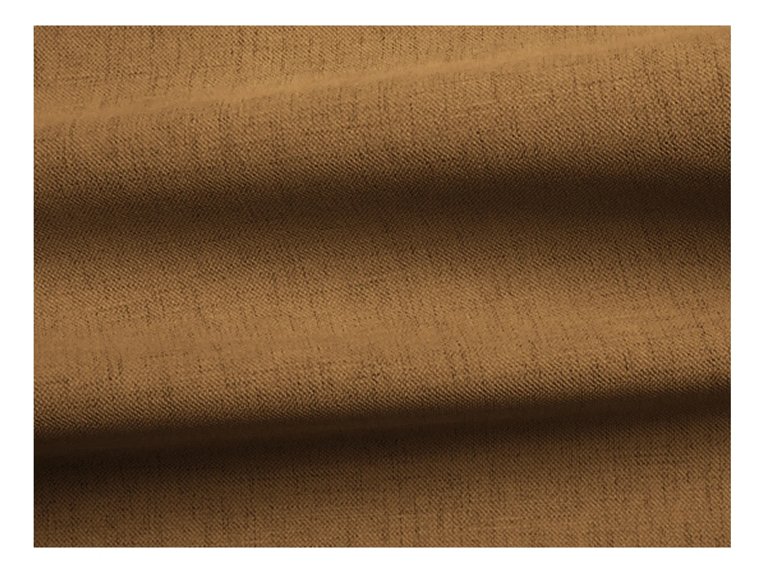 Fauteuil pour canapé modulable en tissu texturé - terre cuite - MANAO