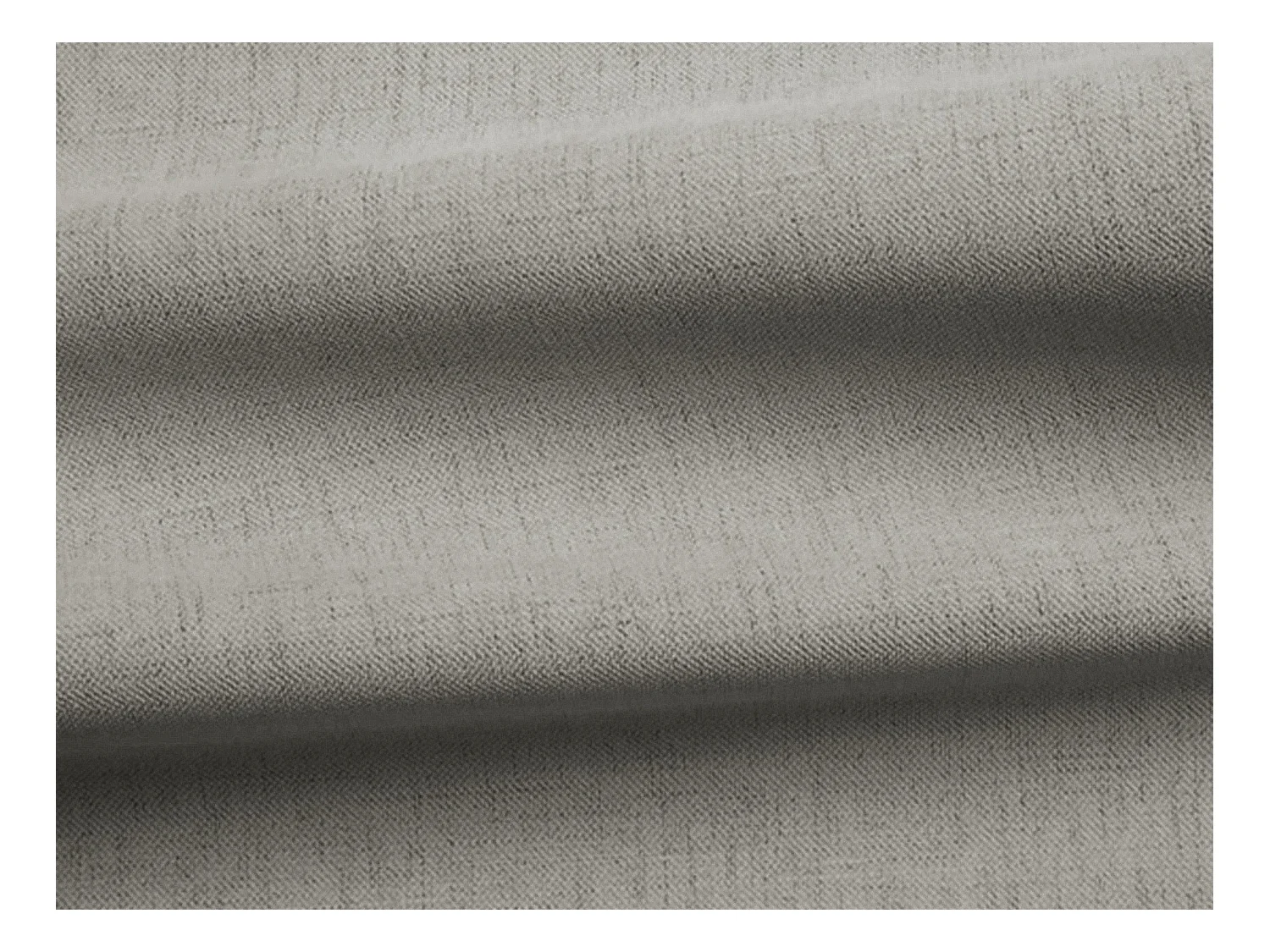 Fauteuil pour canapé modulable en tissu texturé - gris clair - MANAO