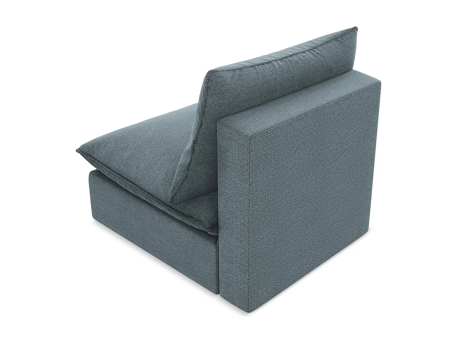 Modular - Mittelsofa - Bouclé - Jeans - MANAO