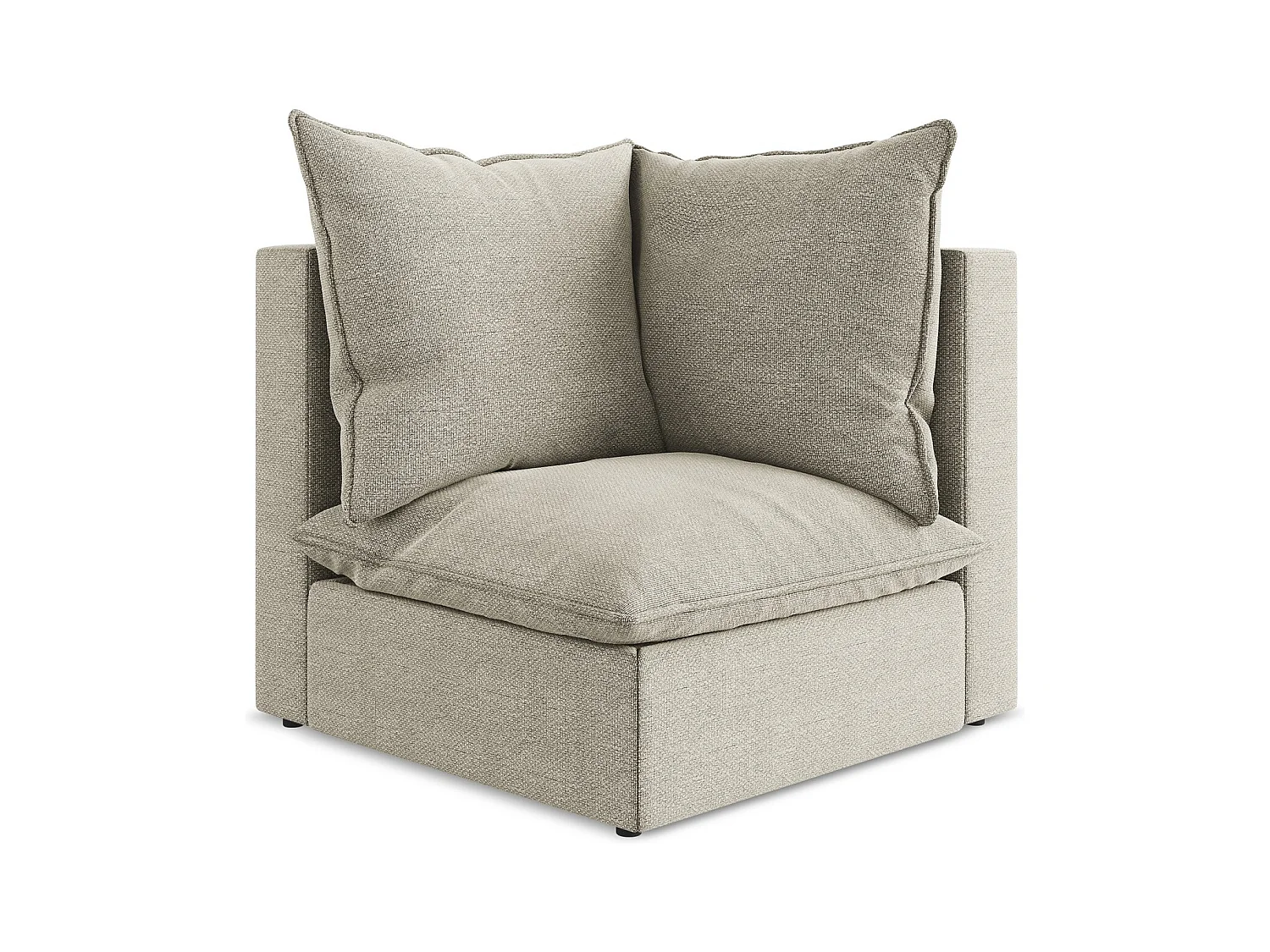 Modular - Ecksofa - Bouclé - Taupe - MANAO