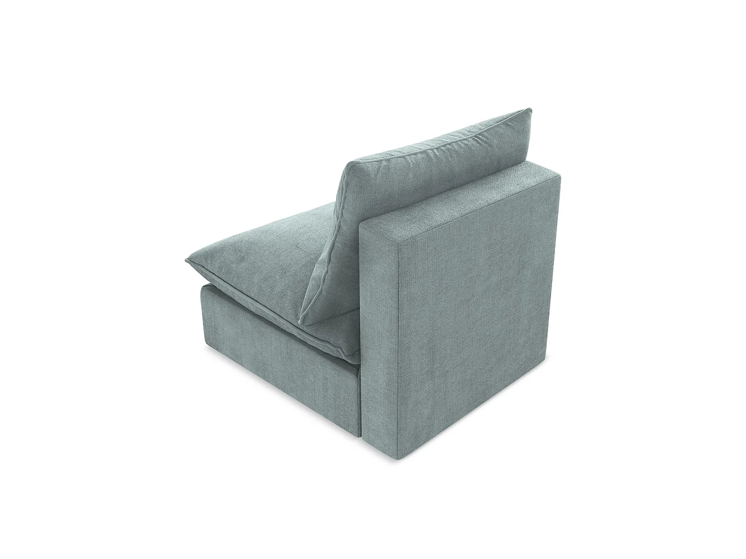 Bankmodule midden van jeans textuurstof - RAVENNA