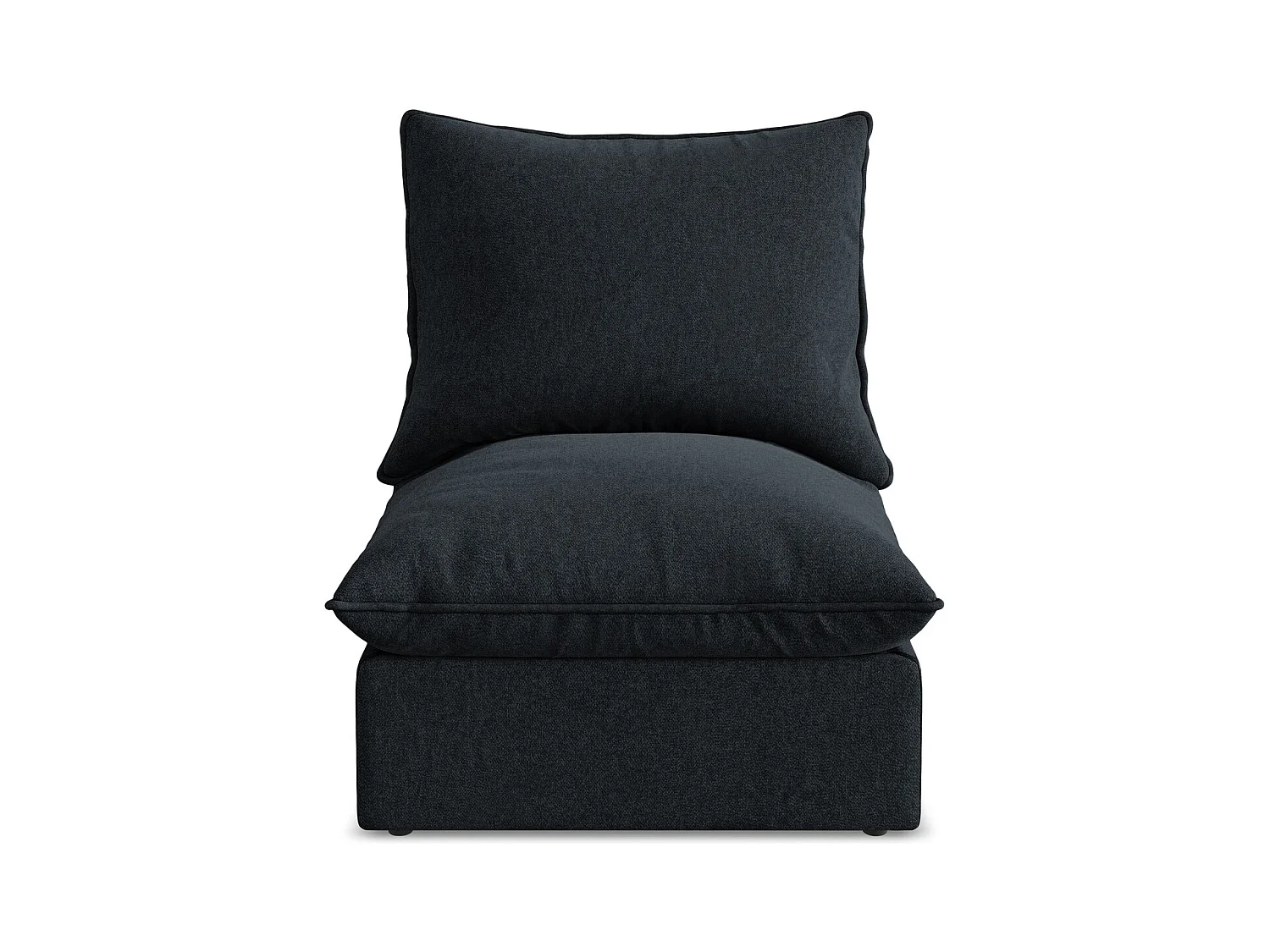 Modular - Mittelsofa - Samt - Königsblau - MANAO