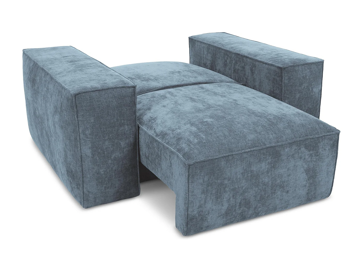 - z tkaniny szenilowej - jeans - HANA