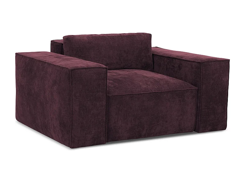van bordeaux chenille stof - HANA