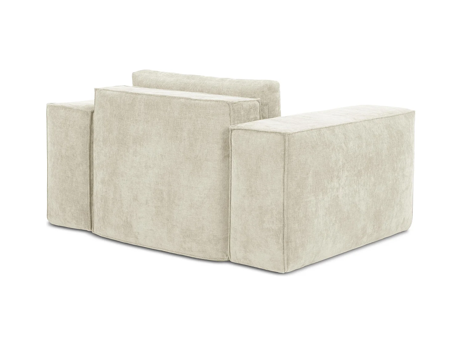 en tissu chenille - beige - HANA