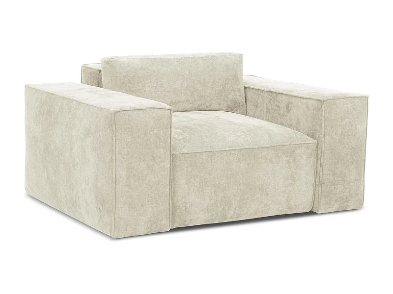 Schlafsessel - - Chenille - Beige - HANA