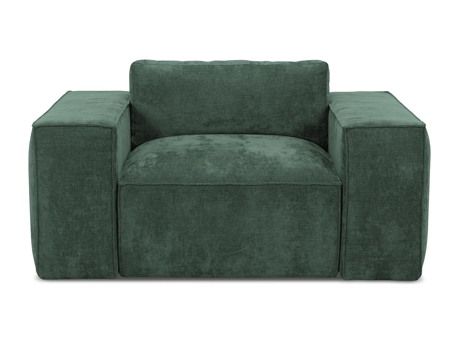 en tissu chenille - vert - HANA