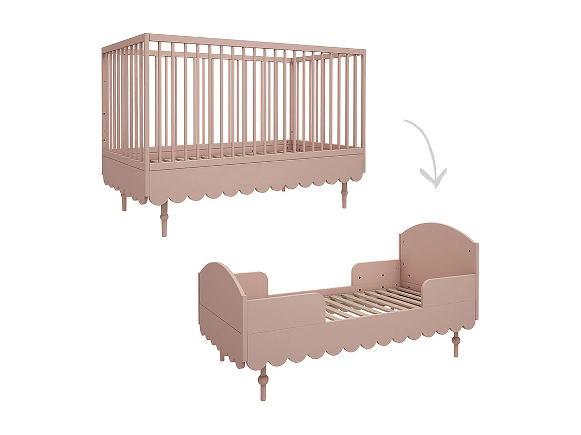 Lit évolutif 70x140 Babushka Rose