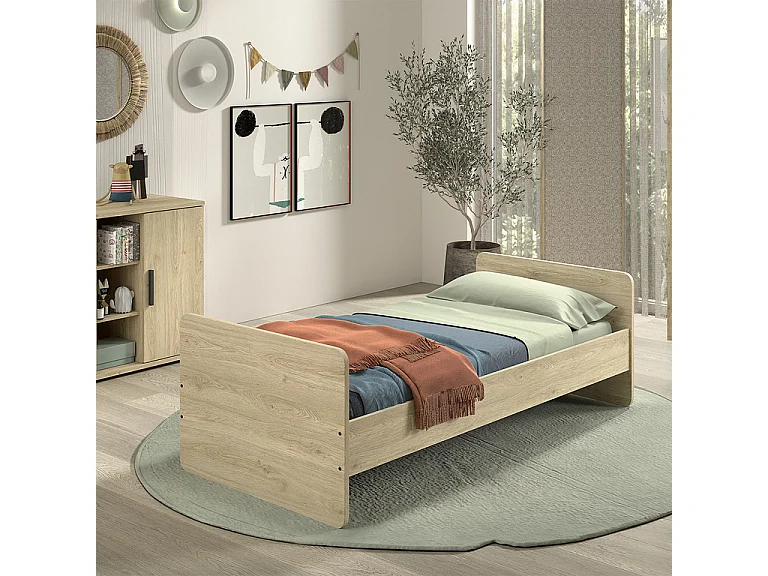 Lit évolutif 60x120 à 90x200 Sam Bois