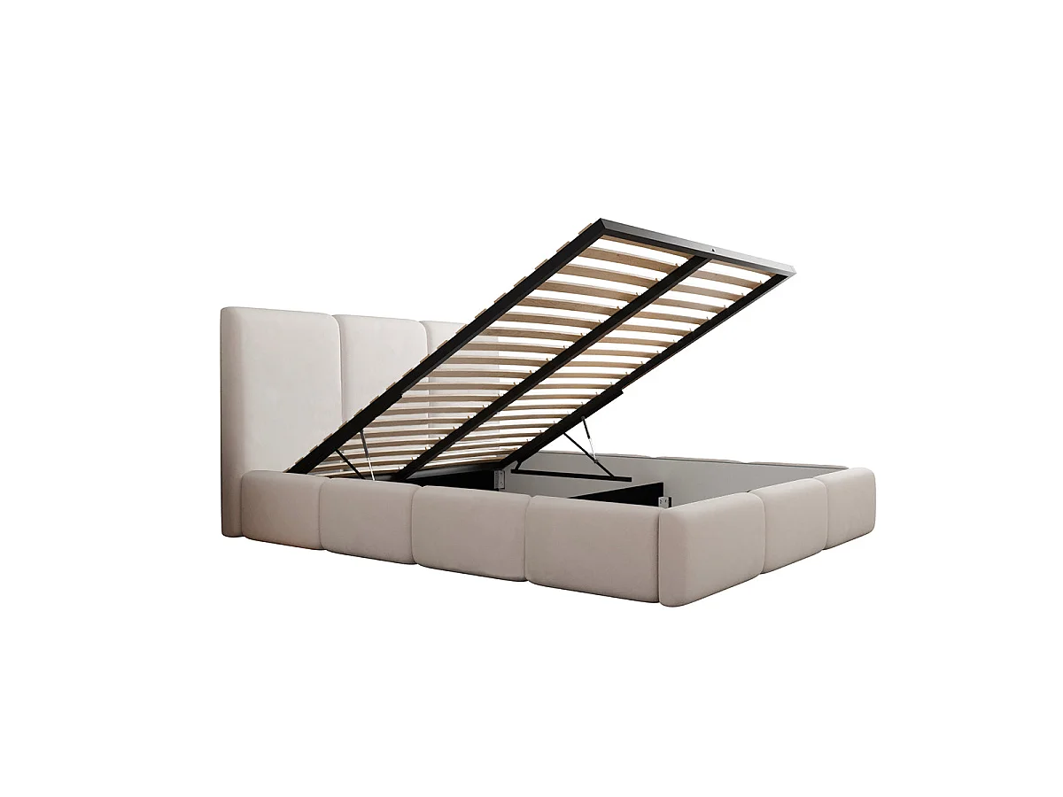 Off-white Alto 160x200 boxseng inkl. lamelbund