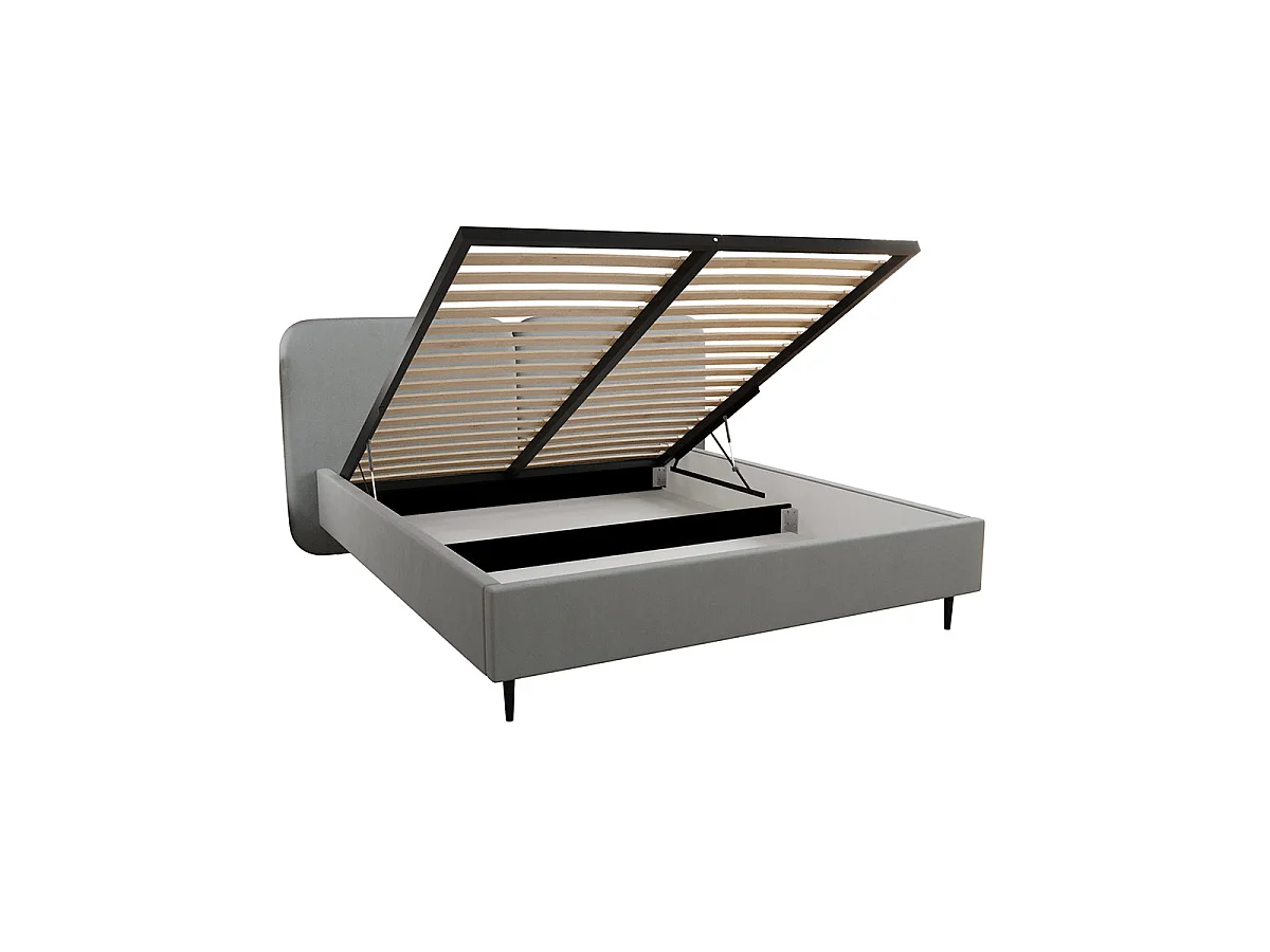 Brystseng 160x200 inklusive lamelbund Luz Grey