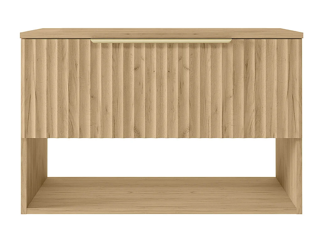 Meuble sous-vasque 80 cm plan de toilette Dania Bois