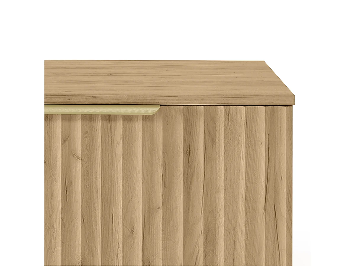 Meuble sous-vasque 80 cm plan de toilette Dania Bois
