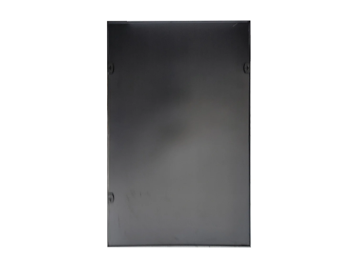 Grand miroir rectangle en aluminium L. 120 x H. 190 cm - Noir - MYRA