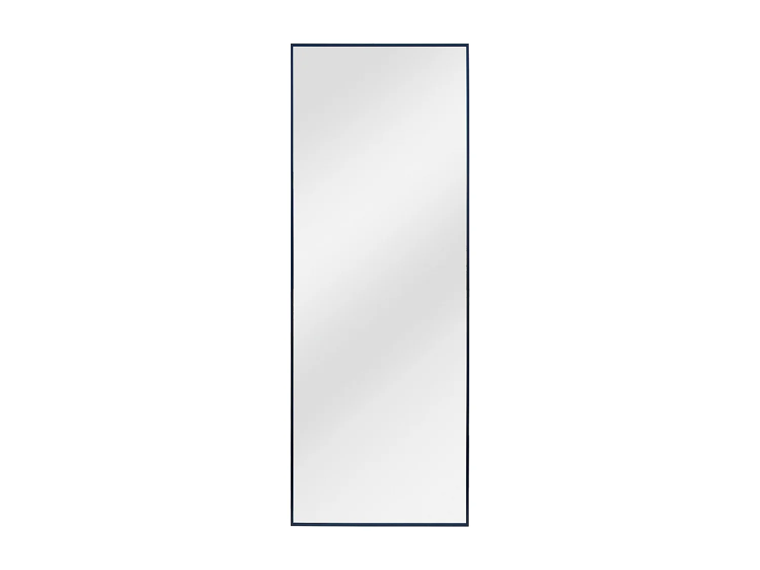 Grand miroir rectangle en aluminium L. 70 x H. 200 cm - Noir - MYRA
