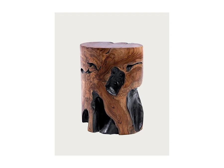 Ora - Tabouret en bois de teck