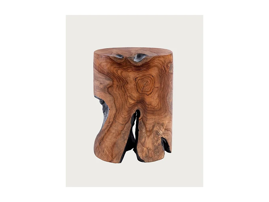 Ora - Tabouret en bois de teck