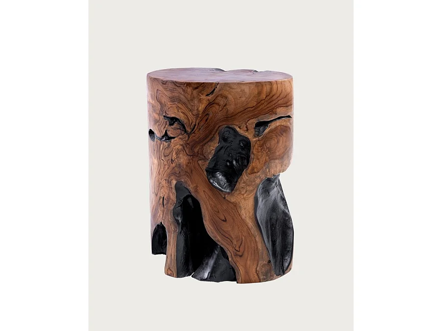 Ora - Tabouret en bois de teck