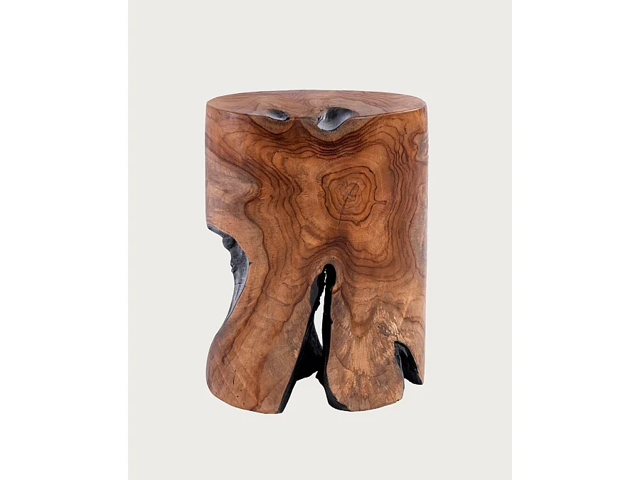 Ora - Tabouret en bois de teck