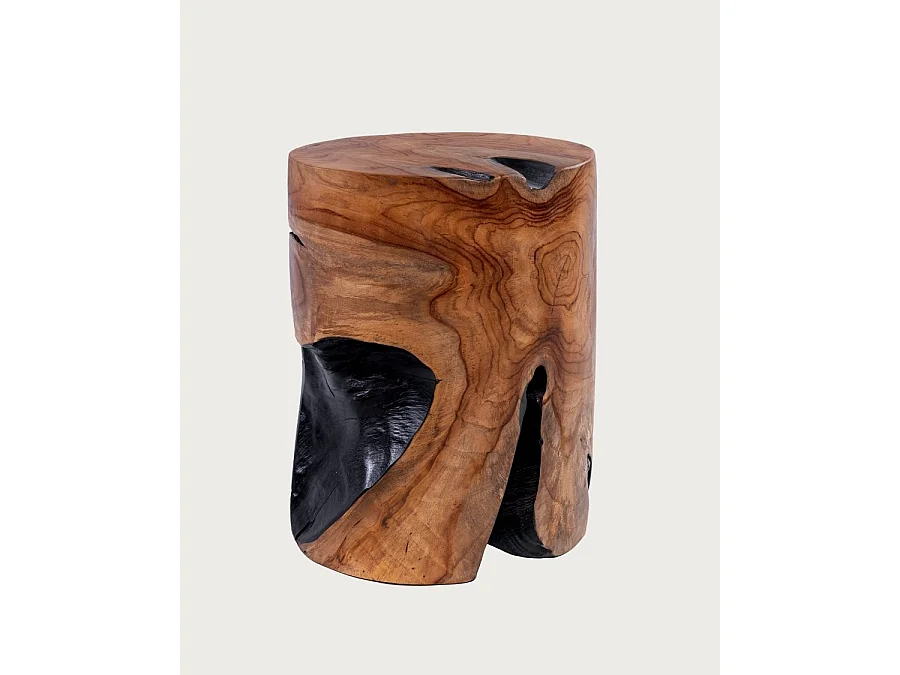 Ora - Tabouret en bois de teck