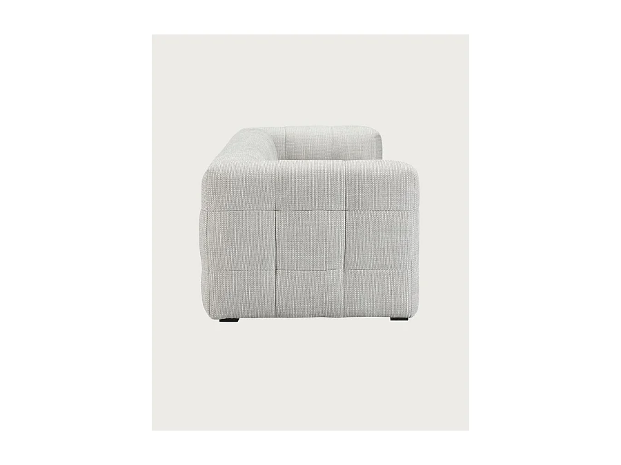 Alto - Canapé capitonné 3 places en tissu