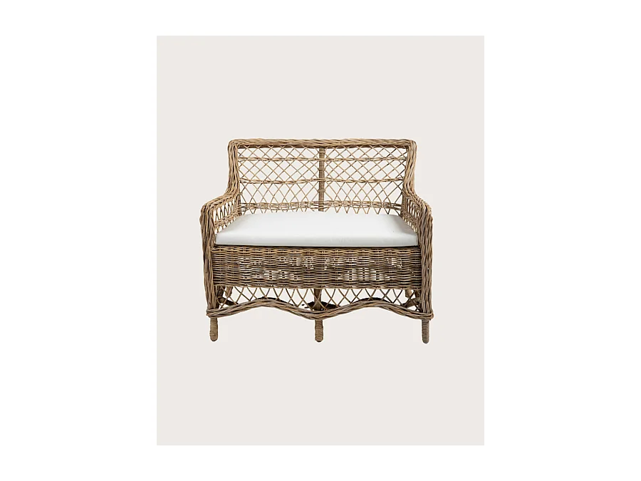 Asana - Canapé de jardin en rotin