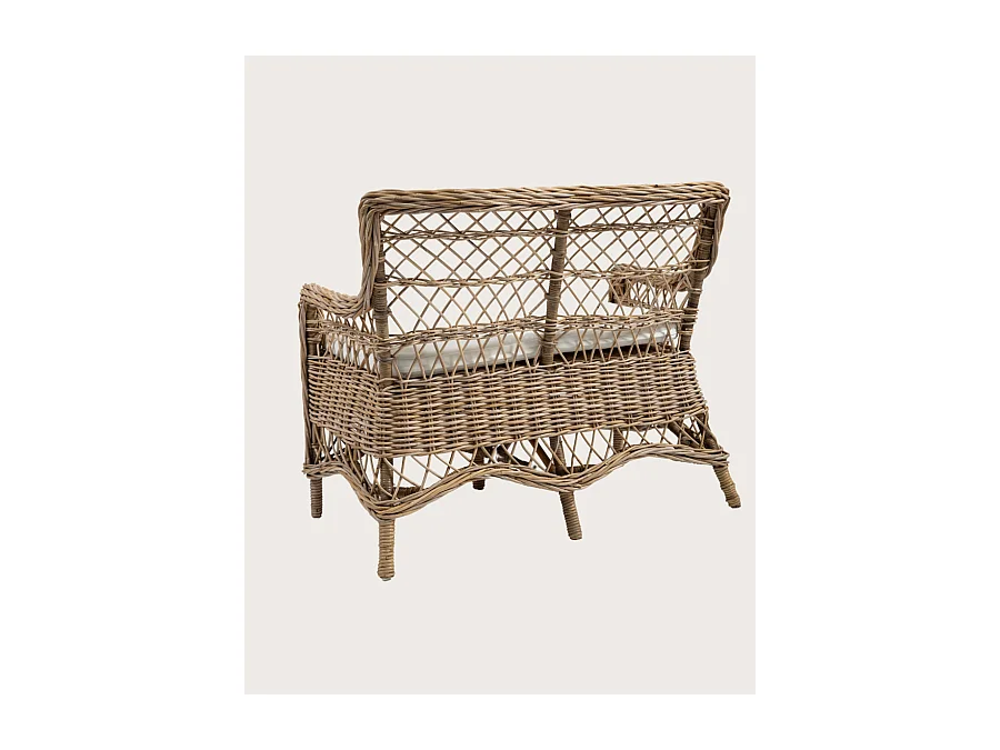 Asana - Canapé de jardin en rotin