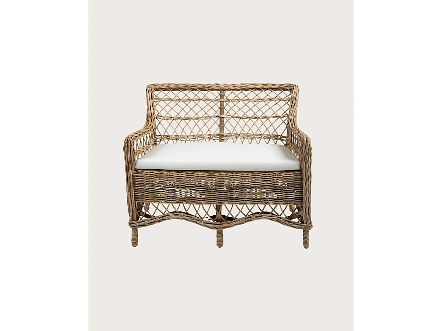 Asana - Canapé de jardin en rotin