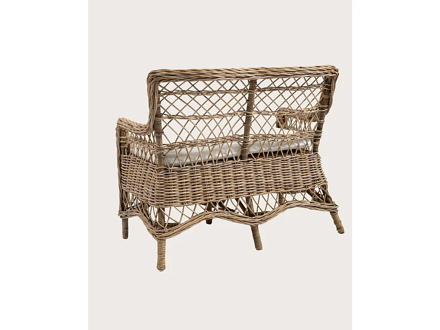 Asana - Canapé de jardin en rotin