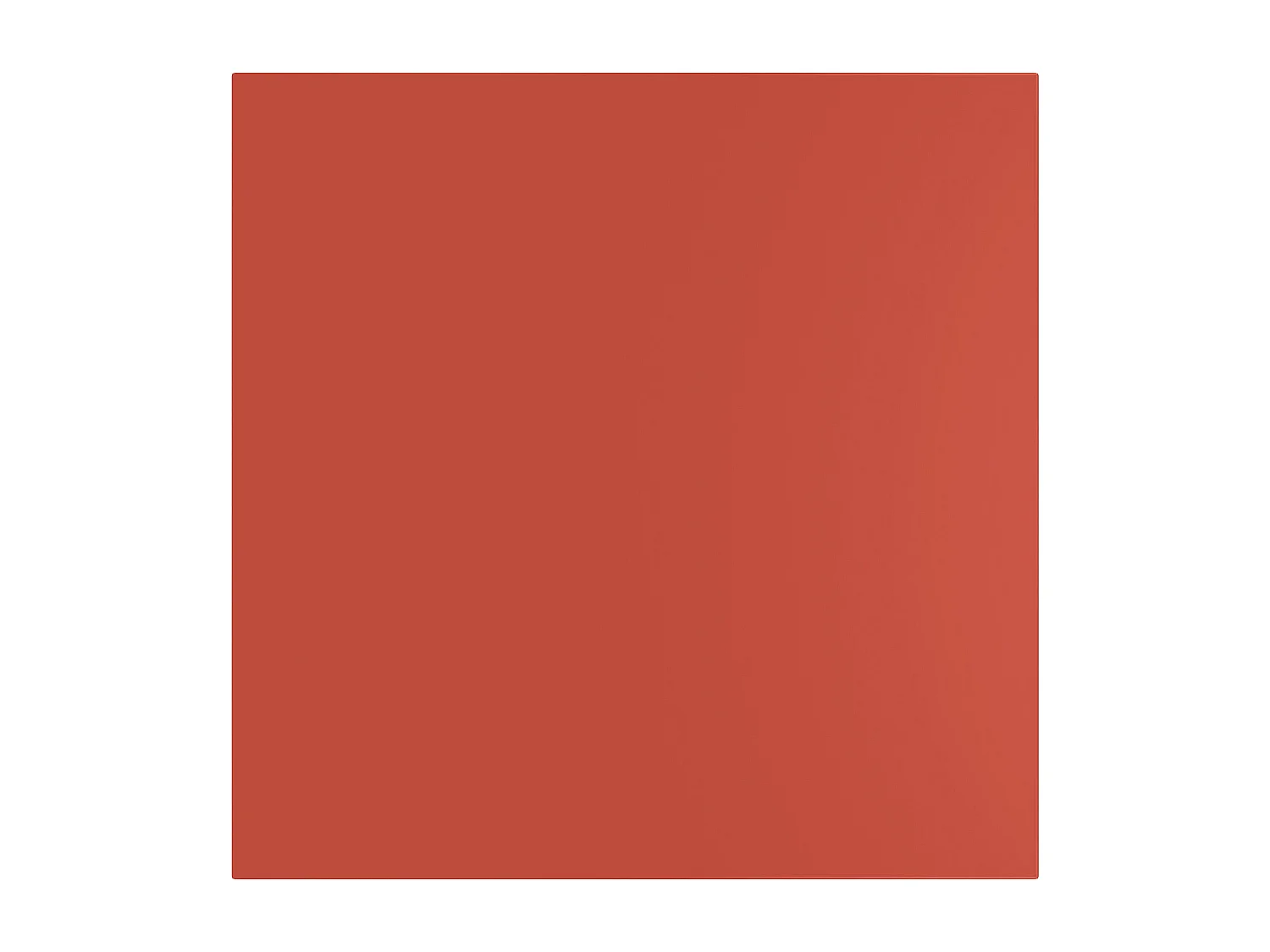 Table carrée de jardin L.70 cm en métal - Terracotta - NILY de MYLIA