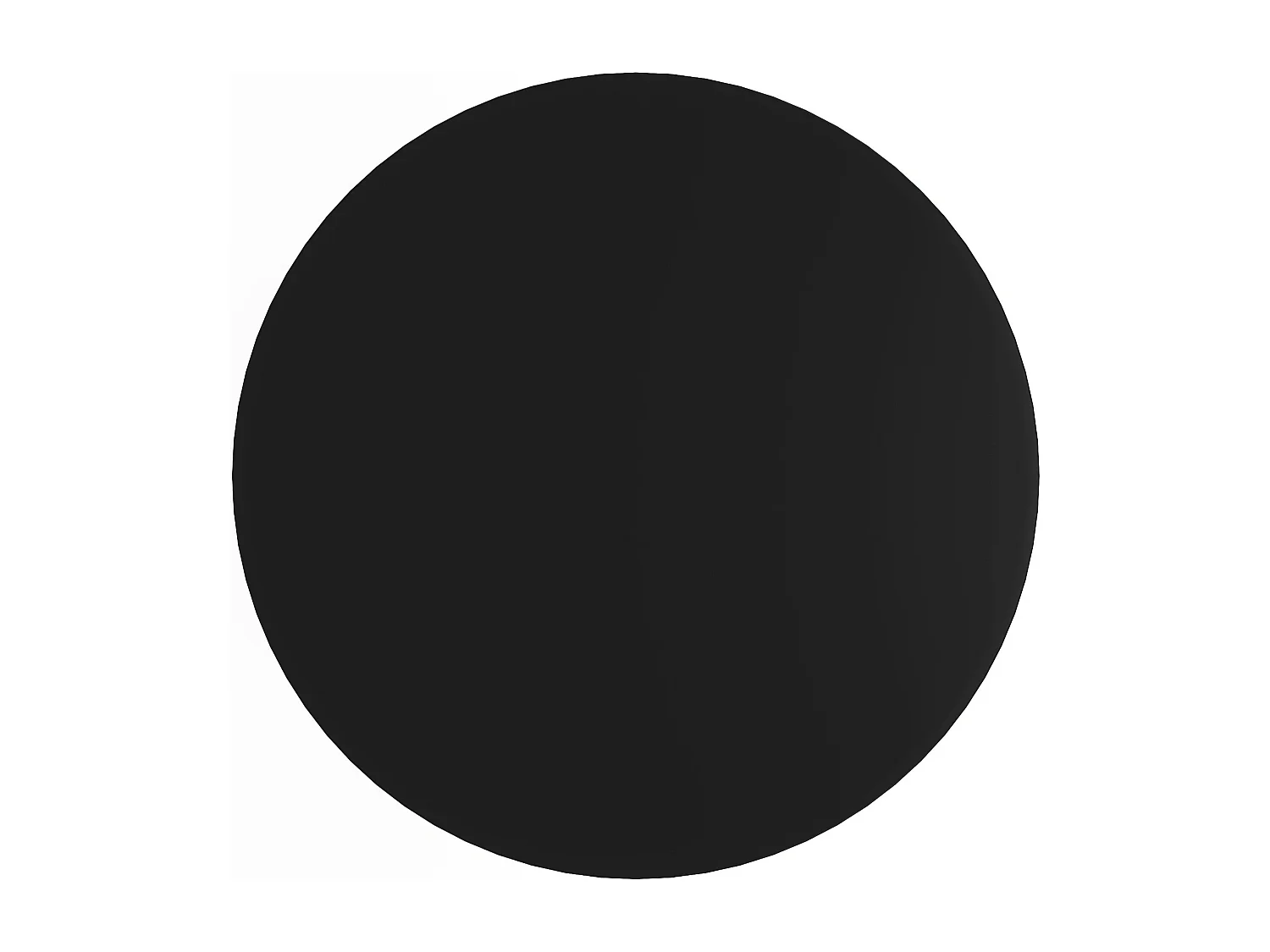 Table ronde de jardin D.60 cm en métal - Noir - NILY de MYLIA