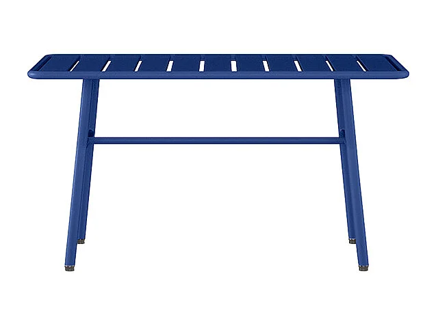 Mesa de centro de jardim em metal - Azul noite - MIRMANDE da MYLIA