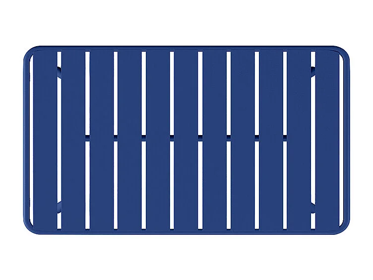 Mesa de centro de jardim em metal - Azul noite - MIRMANDE da MYLIA