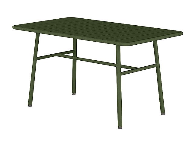 Vente-unique Garten-Couchtisch - Metall - Kaki - Mirmande Von Mylia