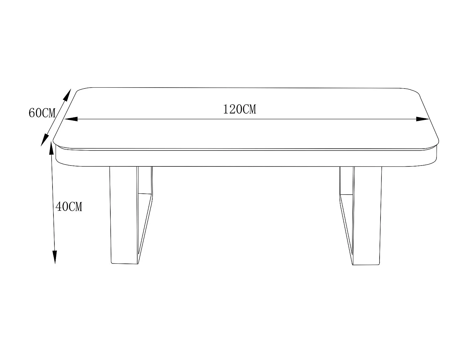 Table basse de jardin en aluminium - Noir - HELYSI de MYLIA