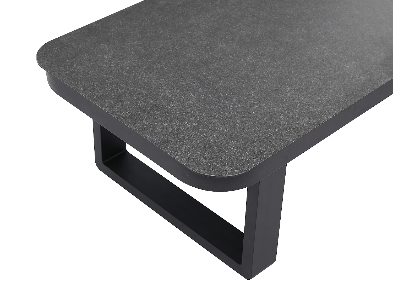 Table basse de jardin en aluminium - Noir - HELYSI de MYLIA