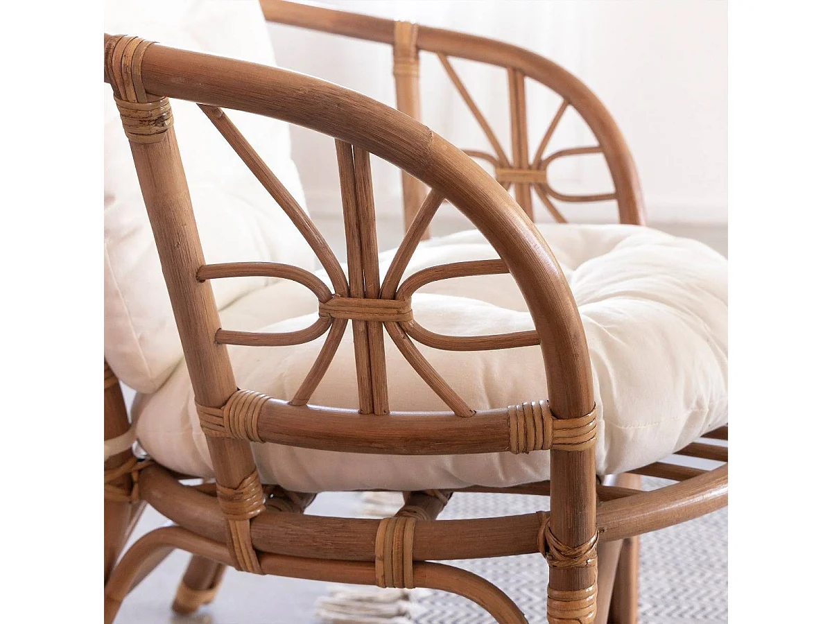 Muebles de jardín en ratán Rattan 4 plazas