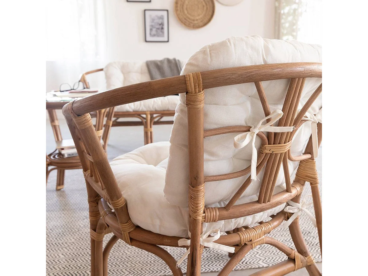 Muebles de jardín en ratán Rattan 4 plazas