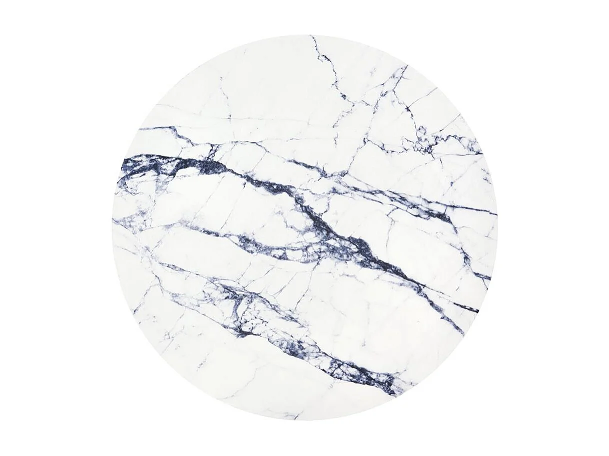 Tavolino Harissa Luxury/Metallo MDF/Oro bianco